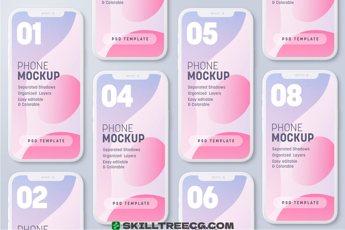 图片[5]-Multi Device Clay Mockup Set（330374）-技能树